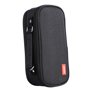 笔袋大容量男孩子文具盒初中生高中生简约日系帆布小学生用铅笔袋2026年新款流行女生手提文具袋收纳袋高颜值