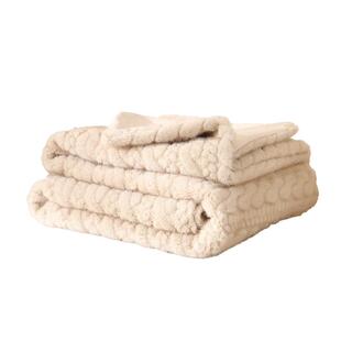 水星家纺仿貂绒毛毯双面绒保暖盖毯沙发午睡毯可水洗空调毯子床品