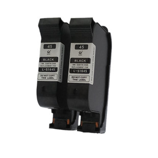 适用惠普HP45墨盒服装CAD绘图仪 唛架机 喷码机51645A 油性45墨盒