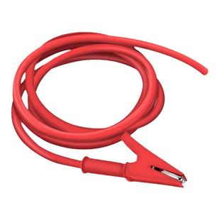 单头带线鳄鱼夹测试线 鳄鱼线单头维修链接线导线长1米全包鳄鱼夹