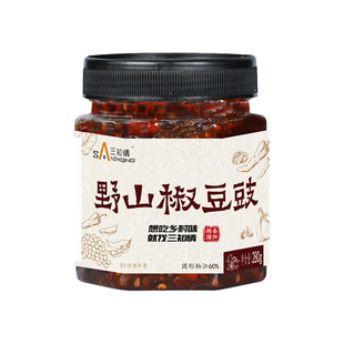 三知情豆豉辣椒酱湖南风味豆豉辣椒酱浏阳特产香辣下饭菜即食豆鼓