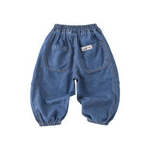 男童牛仔裤2026新款童装男孩韩版洋气超好看宽松百搭宝宝春装裤子