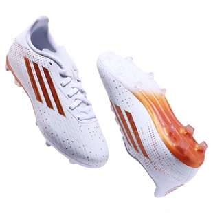 Adidas阿迪达斯儿童足球鞋F50萨拉赫联名FG/MG混钉男童女孩KH9356