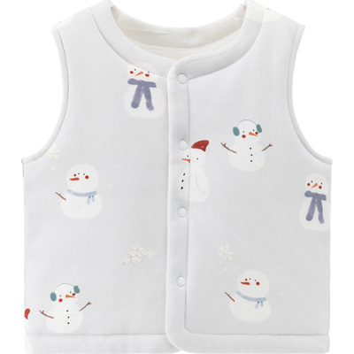 木生棉夹棉马甲冬季男女宝宝保暖