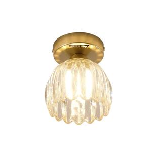 雷士照明轻奢水晶走廊玄关阳台过道灯简约卧室吸顶灯