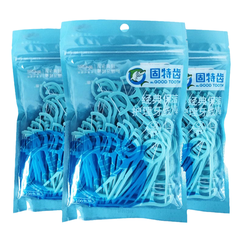 高拉力超细圆线牙线棒固特齿便携
