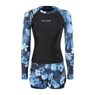 泳衣女款保守分体长袖2025新款防晒冲浪游泳衣显瘦遮肚高级感泳装