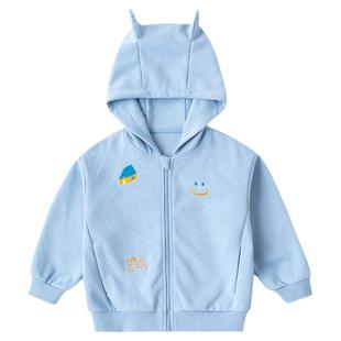嘟嘟家宝宝外套男童连帽衣服女童时髦童装婴儿春装潮儿童春秋上衣