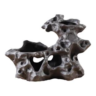 鱼缸造景躲避屋鱼虾躲藏洞产卵罐异型创意陶瓷繁殖罐水族装饰摆件