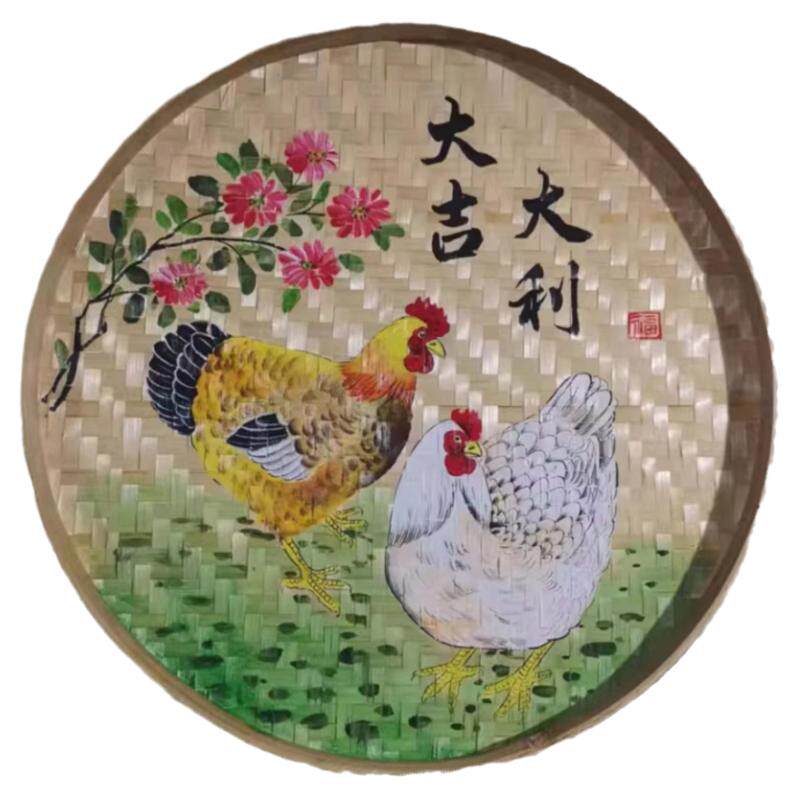 非遗文化墙装饰画可定制田园风光