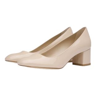 【春夏新品】Stuart Weitzman/SW MAEVE 50 圆头方跟浅口高跟鞋