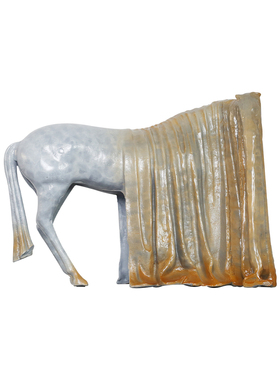 现代长须骏马售楼处软装摆件