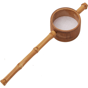日式竹鞭茶滤 孟宗竹茶漏茶道套装零配件茶虑 功夫茶具六君子套件