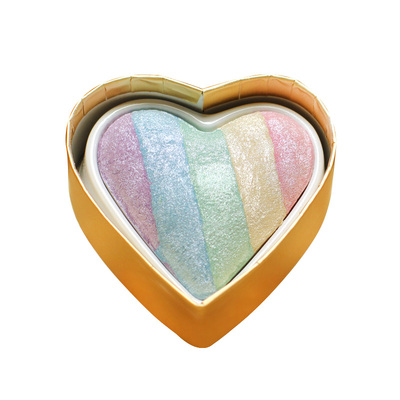 revolution英国彩虹爱心形高光