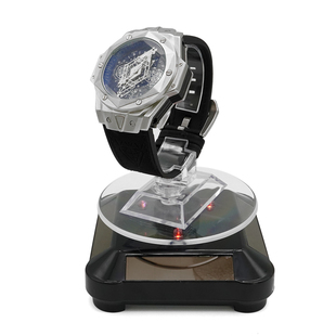 Qinmay晴美太阳能旋转展示台手表专用展示架柜台陈列托盘支架展架