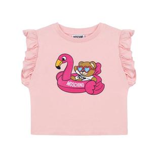 【惊喜特惠】Moschino/莫斯奇诺 儿童泰迪熊Pool Party短袖T恤