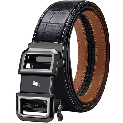 Williampolo男士真皮休闲皮带