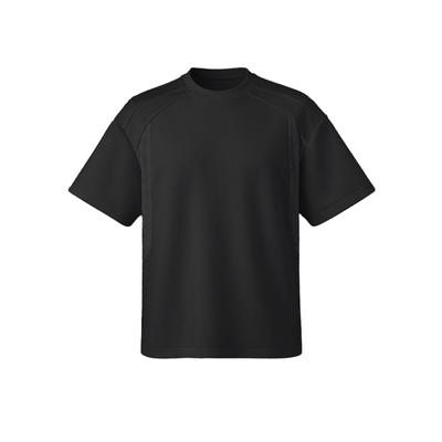 二十二号穿搭夏季凉感速干衣网眼透气短袖T恤宽松圆领设计款半袖