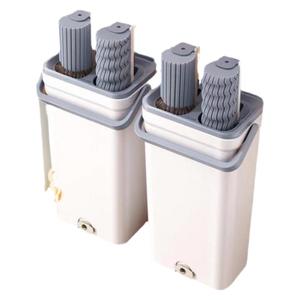 滑片式海绵胶棉拖把免手洗吸水