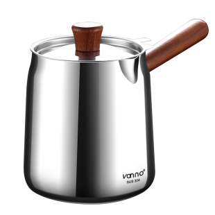 德国 油炸锅304不锈钢家用省油小型加深锅多功能炸串小锅专用炸壶