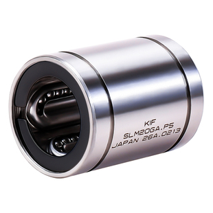 进口KIF耐高温钢保直线轴承LM6LMF8LMK10LMH12法兰16 20GA25LGA30