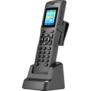 深简捷潮流网络无绳IP电话SIP话机WiFi手持对讲机非DECT无线手柄单机JW860子母机充电电池步话机5G双频移动