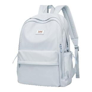 Lee新款双肩包女背包高中学生初中上课书包时尚森系大容量旅行包