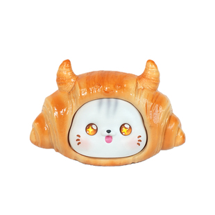 牛角包存钱罐2026新款只进不出客厅摆件储蓄罐儿童男女孩新年礼物