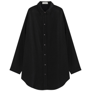 MOERSHOP 随心所欲高JI感 铜氨丝天丝防晒衬衫外套女夏季宽松衬衣