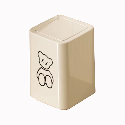 新款摇盖式垃圾桶家用