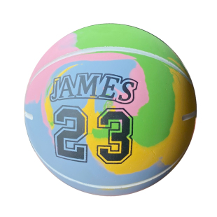 超大号10cm空心橡胶弹力球儿童学生手拍训练迷你小篮球高弹玩具球