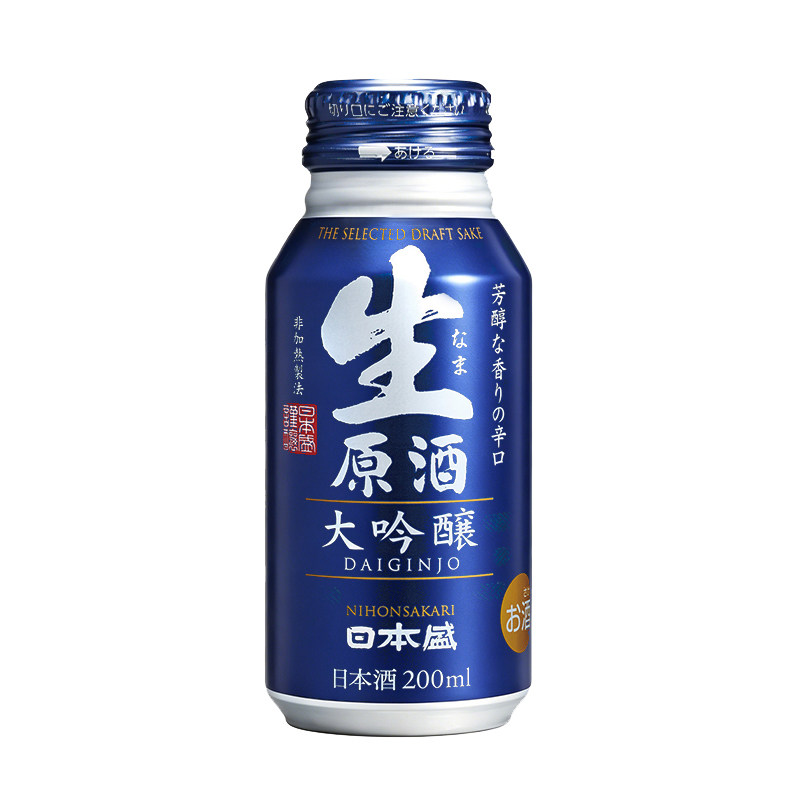 全日空 日本盛大吟酿铝罐瓶装清酒200ml*12瓶组合日式米酒