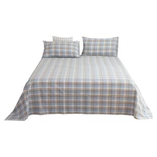 A类纯棉水洗棉床单1米8床/1米5床全棉被单榻榻米床炕单大尺寸定做