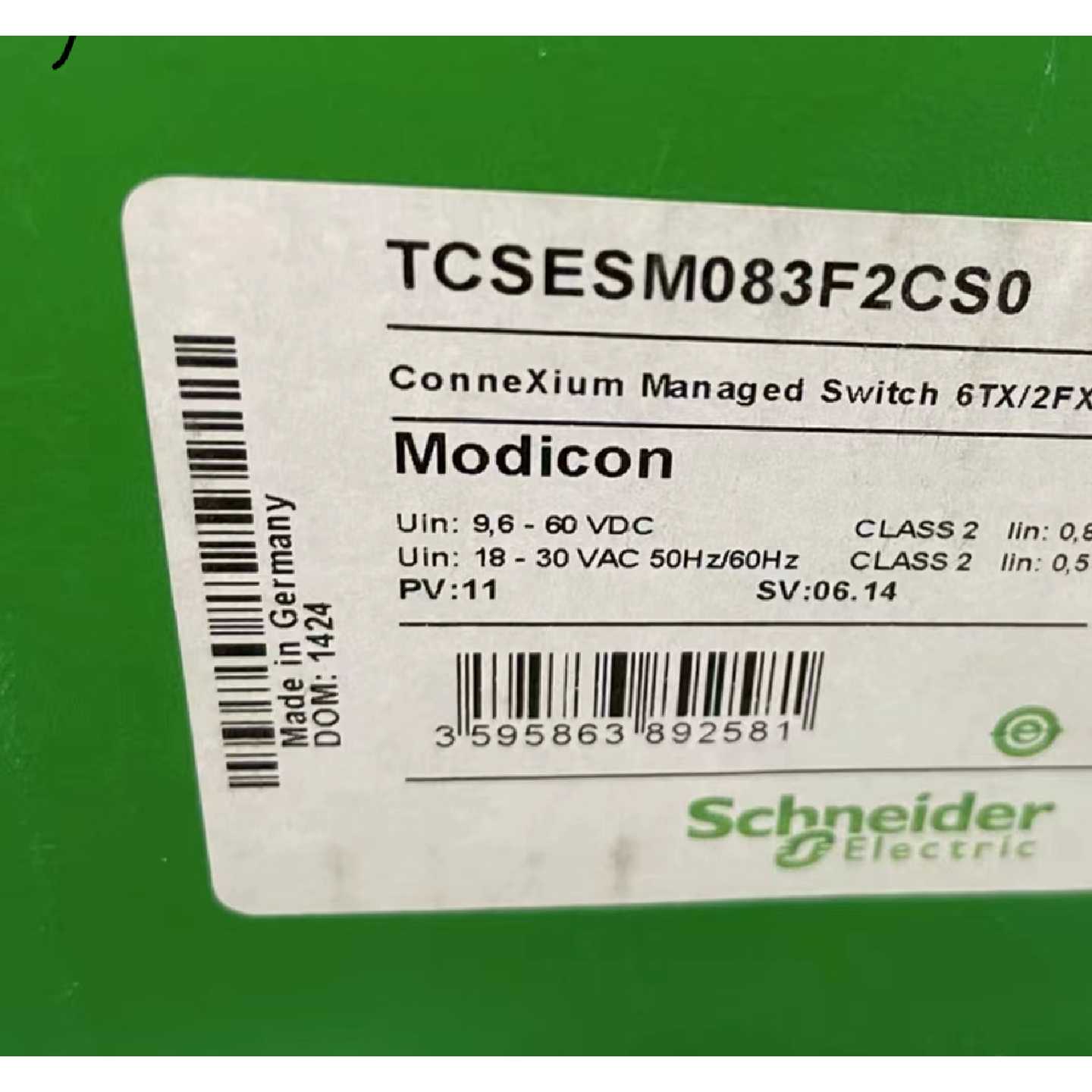 议价施耐德管理型交换机TCSESM083F2CU0 TCSESB083F2CU0全新现货