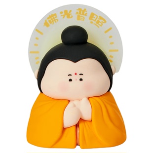 「大日如来」工位情绪稳定神器治愈系办公室装饰摆件创意生日礼物
