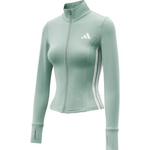 滔搏adidas阿迪达斯女子百搭舒适训练跑步运动健身夹克外套KD9236