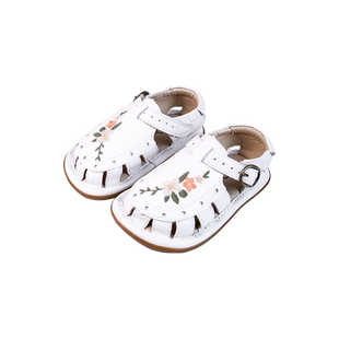 ExtraOne澳洲婴幼儿真皮刺绣宝宝鞋女宝凉鞋软底防滑学步鞋#807