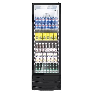 美菱冷藏展示柜保鲜饮料柜超市陈列便利店商用冰箱单门立式冰柜