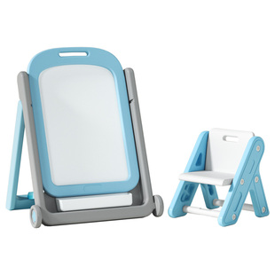 爱果乐儿童画板家用磁性可擦手写字板宝宝绘画板支架式涂鸦小黑板