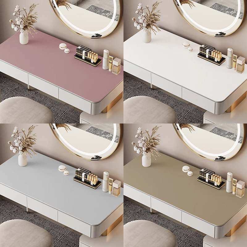 梳妆台皮革桌垫防水茶几化妆保护美甲桌布现代桌布垫子桌面简约