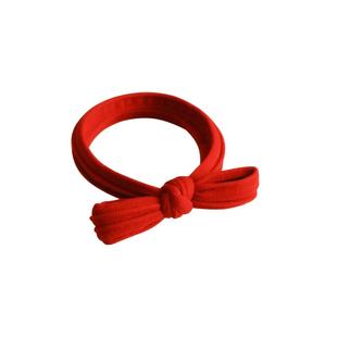 红色蝴蝶结头绳儿童发圈不伤发女生发绳新年扎头发发绳成人皮筋
