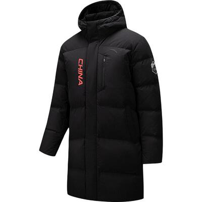 安踏六度芯羽绒中长款羽绒服男