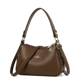 袋鼠真皮女包斜挎包女士包包2025新款小包手提单肩包牛皮气质百搭