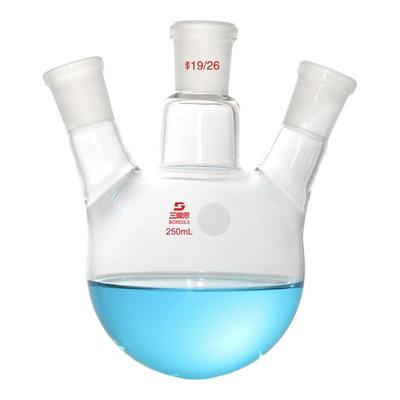 三爱思三口烧瓶耐高温反应蒸馏器