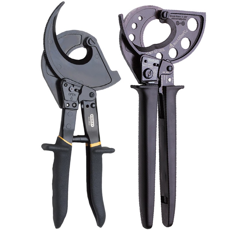 史丹利工具棘轮式电缆切割剪线钳84-861-22/84-862-22  STHT73689