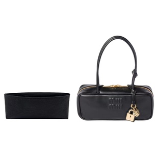 适用miumiu缪缪25ss长柄保龄球法棍包beau内胆包撑杜邦纸超轻防水