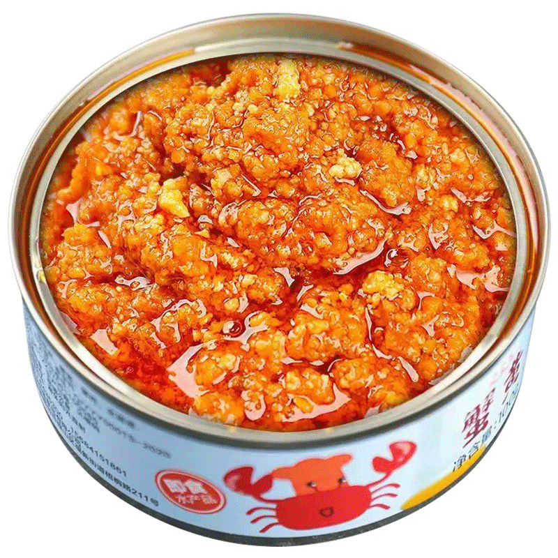 正宗蟹黄酱大闸蟹黄油粉蟹肉螃蟹拌面条捞拌饭蟹膏纯蟹黄油即食