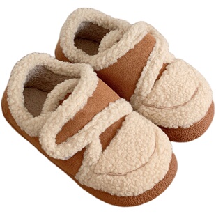 细细条 冬季时尚外穿全包跟棉鞋韩版ins潮复古绸带蝴蝶结勃肯鞋女