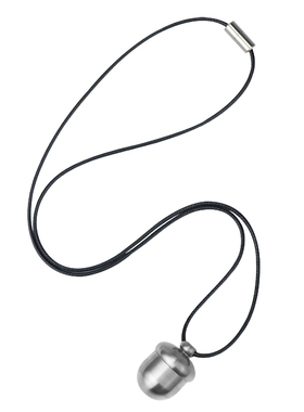 纯钛迷你橡果小药盒收纳吊坠