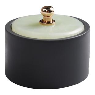 玉石带盖小砚台墨池迷你小巧小楷书法专用不干墨学生儿童墨碟练字国画毛笔端砚石料精品墨盒文房四宝笔墨纸砚